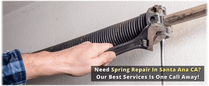 Broken Garage Door Spring Santa Ana CA